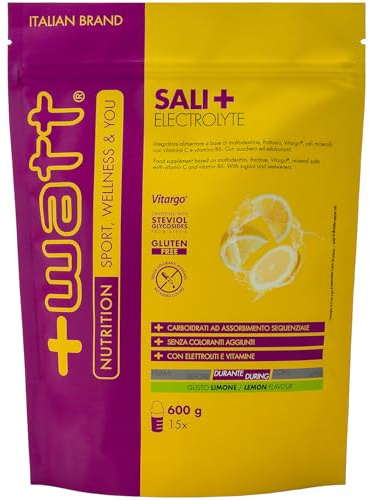 Sali+ Electrolyte - Per Disporre di Energie Durante l'Attività Fisica - Formato: Doypack 600 g - Gusto Limone