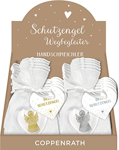 Handschmeichler Kunstharz - Herz mit Engel: 2 Designs