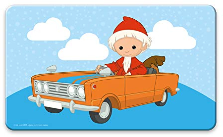 Trötsch Unser kleines Sandmännchen Sandmann liegend Melaminbrettchen: Frühstücksbrett Brett Kinderbrettchen