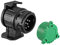 SPARKMOTO Anhänger Adapter 13 auf 7 polig, inkl. Grün Parking Cover,12V Wasserdicht 13 auf 7-pol Adapter Stecker für PKW Anhänger Anhängerkupplung von 13 Pol Auto Steckdose auf 7 Pol Anhänger Stecker