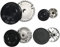 N2 ELECTROITALY, Kit Serie Completa Cappellotti + Spartifiamma 8 pezzi, 4 Fuochi per Piani Cottura e Fornelli Ariston Hotpoint Indesit Nardi di Altissima Qualità