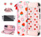 RHOTALL Étui de transport de fraise pour Nintendo Switch OLED, étui de voyage portable pour accessoires de Switch, coque de protection rose, bandoulière, protecteur d'écran et 2 capuchons de pouce