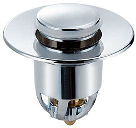 Badezimmer Waschbecken Stopper Pop Up, Geeignet für Ablaufloch, Bullet Core Push Type Basin Pop Up Ablauffilter, Anti-Verstopfung Edelstahl Waschbecken Stopper