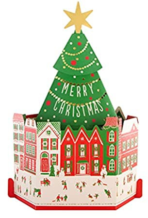 Hallmark Weihnachtskarte mit 3D-Pop-Up-Baum-Design