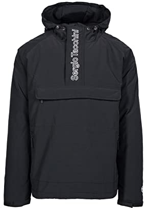 Sergio Tacchini Unisex Octopus Anorak, Schwarz, M EU