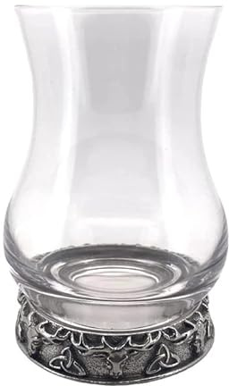 AE Williams Stunning Pewter Scottish Highland Stag Whisky Tasting Glass