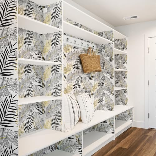RA0001 Película adhesiva para muebles y paredes impermeable Papel pintado de pvc para pared electrodomésticos cocina baño (50 x 200 cm)