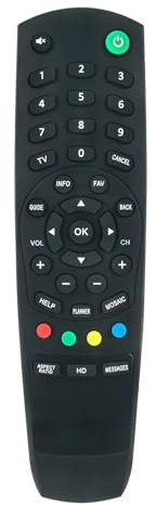 ALLIMITY Fernbedienung Ersatz passend für Dolce HD Telekom Sat DIGI KAON NA1400HD KA-003HD KSF-270S2CX KSF-270IR TLCC600 NA1410HD NA1170HD NA1000HD NA1600HD KA-003HD