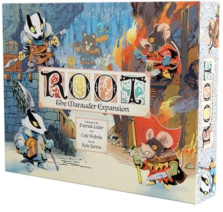 2Tomatoes Games – Root: Die Rumtreiber | Brettspiel mit Brettspiel | Würfel werfen | für 2-6 Spieler | Sprache: Spanisch | Thema: Tiere