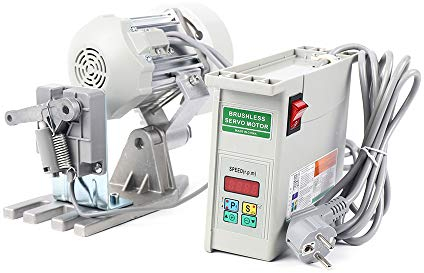 Nähmaschinenmotor, 750W Industrial Sewing Machine 220V Servomotore 500-4000 U/min Energiesparende Stumm Brushless Motor für Nähmaschine und Mechanische Geräte