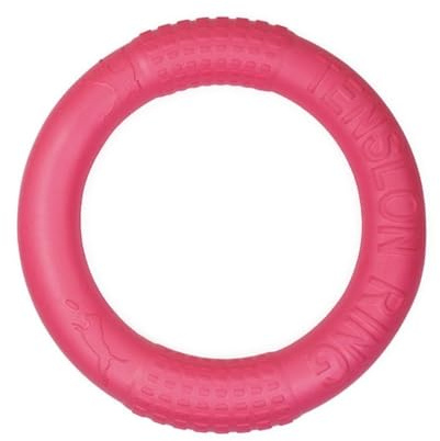 Record Schwimmring für Hunde Spielzeug, hergestellt aus Eva, Festem Und Widerstandsfahigem | Farbe Rot, Größe 26,5 cm