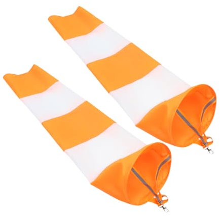 Milisten Lot de 2 Drapeaux pour Manche à Air Directionnel Drapeaux en Tissu Oxford pour Décoration Extérieure Résistant à l'eau