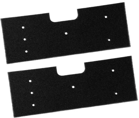 2pcs Lint Foam Filter for GE Profile Washer Dryer Combo WH01X35719, Washable and Reusable Lint Filter Replacement Foam(Black)