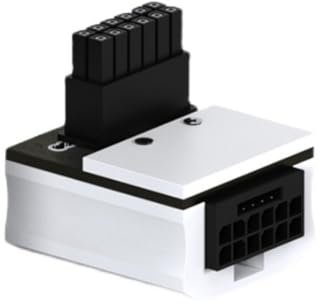 Stthherk ATX3.0 90 Degree Power Connector 12VHRWR 12+4 Pin Computer Graphics Card GPU Adapter Reverse RVS for 4090 4080 White