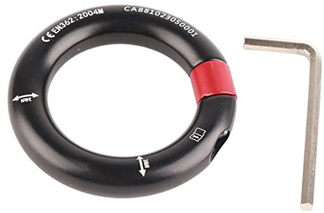 PEL 12 Mm Öffnung Abnehmbares Klettern Veruntert (BLACK)