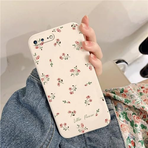 Compatible avec iPhone 7 Plus/iphone 8 Plus Coque TPU et Silicone aux Petites Fleurs Aromatiques