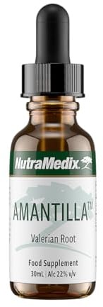 NutraMedix Amantilla™ Liquid Valerian Root Drops - High-Bioavailability Herbal Extract • Vegan, No Preservatives – 1 oz (30 mL)