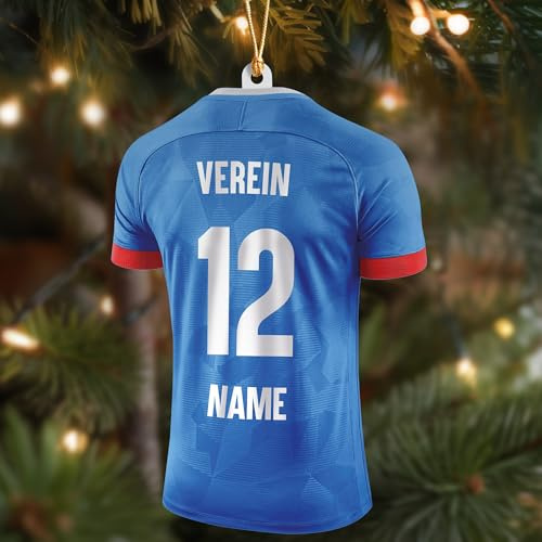 Kiel XXL Weihnachtsbaumschmuck - Kiel Fanartikel personalisierte Weihnachtskugeln, Kieler Fan Christbaumschmuck, Kieler Geschenk Weihnachtsdeko als Baumschmuck