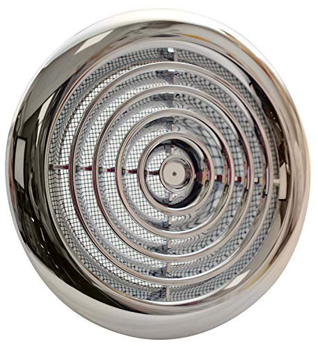 airvent 100mm round Grille chrome