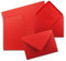 10x Faltkarten Set mit Briefumschlägen DIN A6 / C6 - Rot - 14,8 x 10,5 cm (105 x 148) - Doppelkarten Set - Serie FarbenFroh