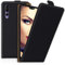 mtb more energy® Flip-Case Tasche für Huawei P20 Pro (6.1'') - schwarz - Kunstleder - Klapp-Cover Hülle Case