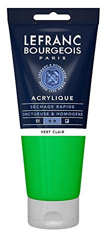 Lefranc Bourgeois Acrylique Fine Tube 200ml Vert Clair