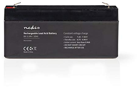 Nedis 6V 3200mAh Rechargeable Lead A Battery