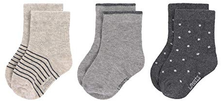 LÄSSIG Unisex Kinder- und Babysocken 3er Set