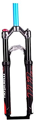 SLRMKK Bike Suspension Fork,Wire Control Fork, Damping Suspension Front Shocks Protectors For Mountain Bike Bicycle 26/27.5 Inches,White-27.5inch