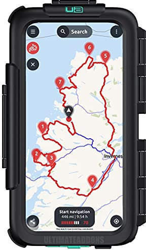 Ultimateaddons Waterproof Tough IPX5 Case Compatible with iPhone ((iPhone 6 7 8 / SE 2020)) Black