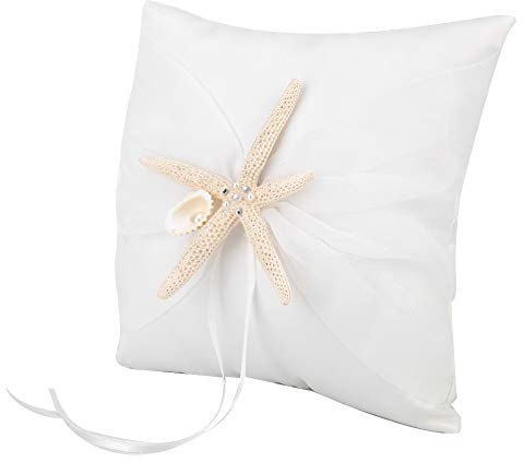 BuyWeek Ringkissen, Elegantes Ringkissen für Hochzeit, Heiratsantrag(20 * 20CM)
