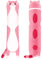 KUNSTIFY Seitenschläferkissen Katze Kuscheltier für Kinder, Schwangere und als Geschenkidee (90cm, Pink/Weiß)