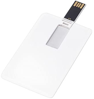 Clé USB 16Go Cartes Blanches,Flash Drive USB Pendrive en Silicone (16Go,Cartes Blanches)