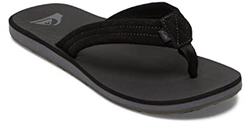 Quiksilver Homme Carver Suede Core Sandal, Black 1, 41 EU