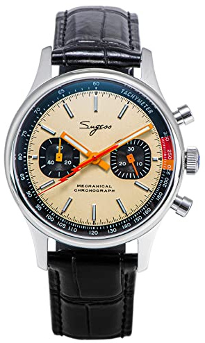 Sugess Seagull ST1901 Panda V2 Racing Chronograph Sapphire 1963 BNIB B