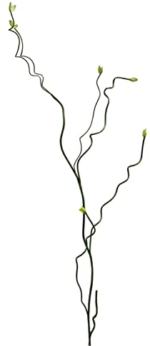 artplants.de Artificial corkscrew willow branch PENGXI, green, 4ft/115 cm - Artificial branch