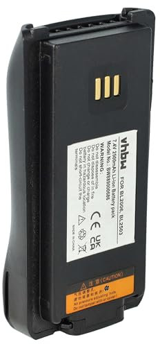 vhbw batteria compatibile con Hytera PD7, PD785, PD785G radio (2500mAh, 7,4V, Li-Ion)