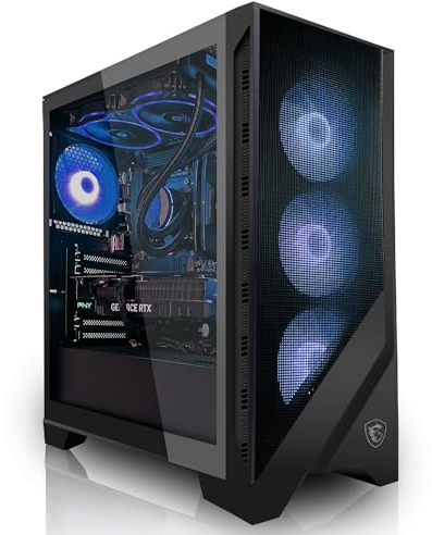 SYSTEMTREFF Gaming PC AMD Ryzen 9 7950X 16x5.7GHz | AMD Radeon RX 7800 XT 16GB DX12 | 1TB M.2 NVMe | 32GB DDR5 RAM | WLAN Desktop Computer Rechner für Gamer, Zocker & Streamer