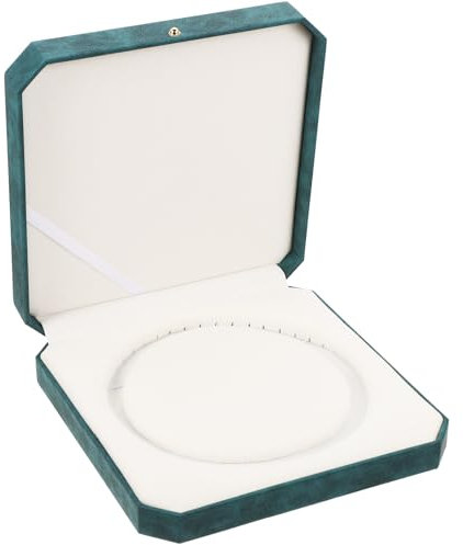DEARMAMY Scatola Scatola Di Immagazzinaggio Della Collana Espositori Per Collane Custodia Per Avvolgere La Collana Stand Per Collane Portaoggetti Per Custodia Affidabile Per