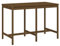 SDWEHO7 Stehtisch Bartresen Holz 110 cm Hoch Indoor Outdoor Bistrotisch Biertisch Gartentisch Bartisch Partytisch Balkontisch, Honigbraun 159,5x82,5 cm Massivholz Kiefer