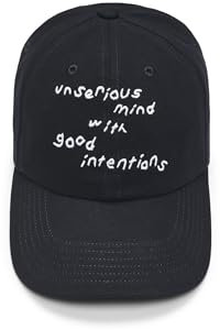 ARMEDANGELS Unisex Kappe aus Bio-Baumwolle YENAAS INTENTIONS Black ONE SIZE