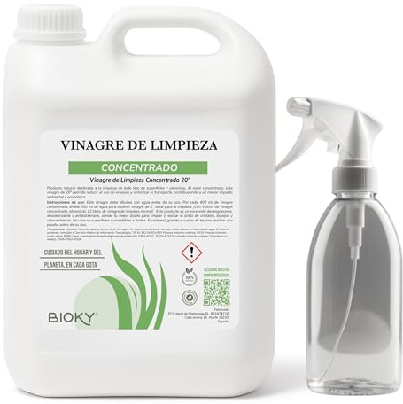 Bioky Vinagre Blanco de Limpieza 20º + Botella Pulverizadora