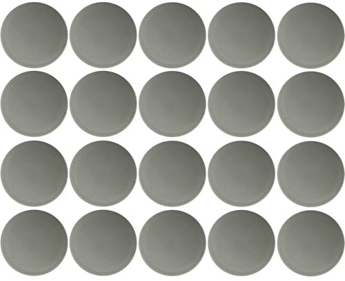 cyclingcolors 20x Abdeckkappen für Torx T25 Schrauben Schraubenabdeckung Schraubenkappen Zierkappen Kunststoff, Grau 7042 (Šedá 7042)