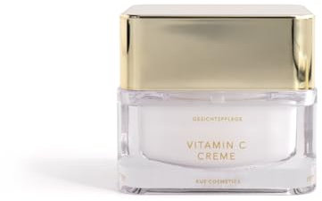 KU2 Cosmetics Vitamin C Creme für Gesichtspflege mit Aloe Vera & Gurkenextrakt | Soft Moisturizer Face | Perfekt Face Care & Hautpflege | Kann als Tagescreme für Gesicht Verwendet Werden