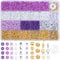 AWARDSEN Purple Clay Beads Bracelet Making Kit Polymer Beads for Bracelet Making Friendship Bracelet Making Kit 3290 Pcs Jewellery Making Supplies Art and Crafts DIY Necklace Earring Jewellery