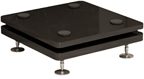 Supports d'enceintes, supports de haut-parleurs de cinéma maison à son surround, supports/plateaux de caisson de basses (avec plaques de choc), haut-parleurs d'étagère/supports de moniteur de studio