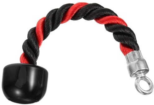 HOOTNEE Corde à Triceps et Biceps en Nylon avec poignée Ergonomique, Accessoire de Fitness résistant pour Curls Marteau, adaptée à la Musculation en Gym et à Domicile