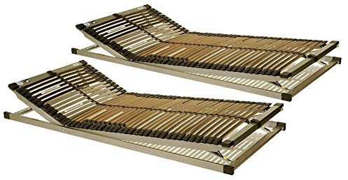 S-leepline Classic-Flex KF Lattenrost-Set verstellbar und fertig montiert in Überlänge 180 x 220 cm