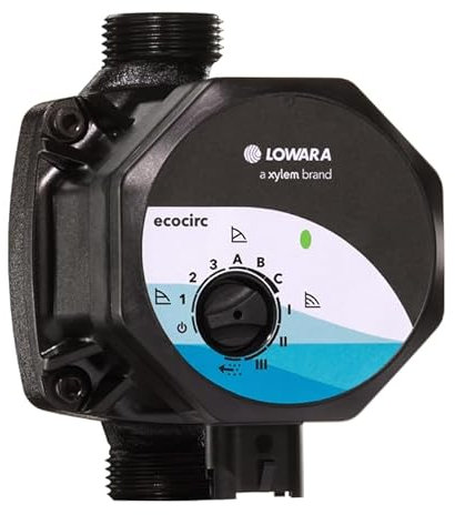 POMPA CIRCOLATORE LOWARA ECOCIRC basic 15-6/130 PER RISCALDAMENTO 15-6