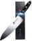 TUO Chef Knife, Ultra Sharp Forged Kitchen Knife 8 Inch, German High Carbon Stainless Steel Chefs Knife with Full Tang Pakkawood Handle, Gift Box-Black Hawk Series